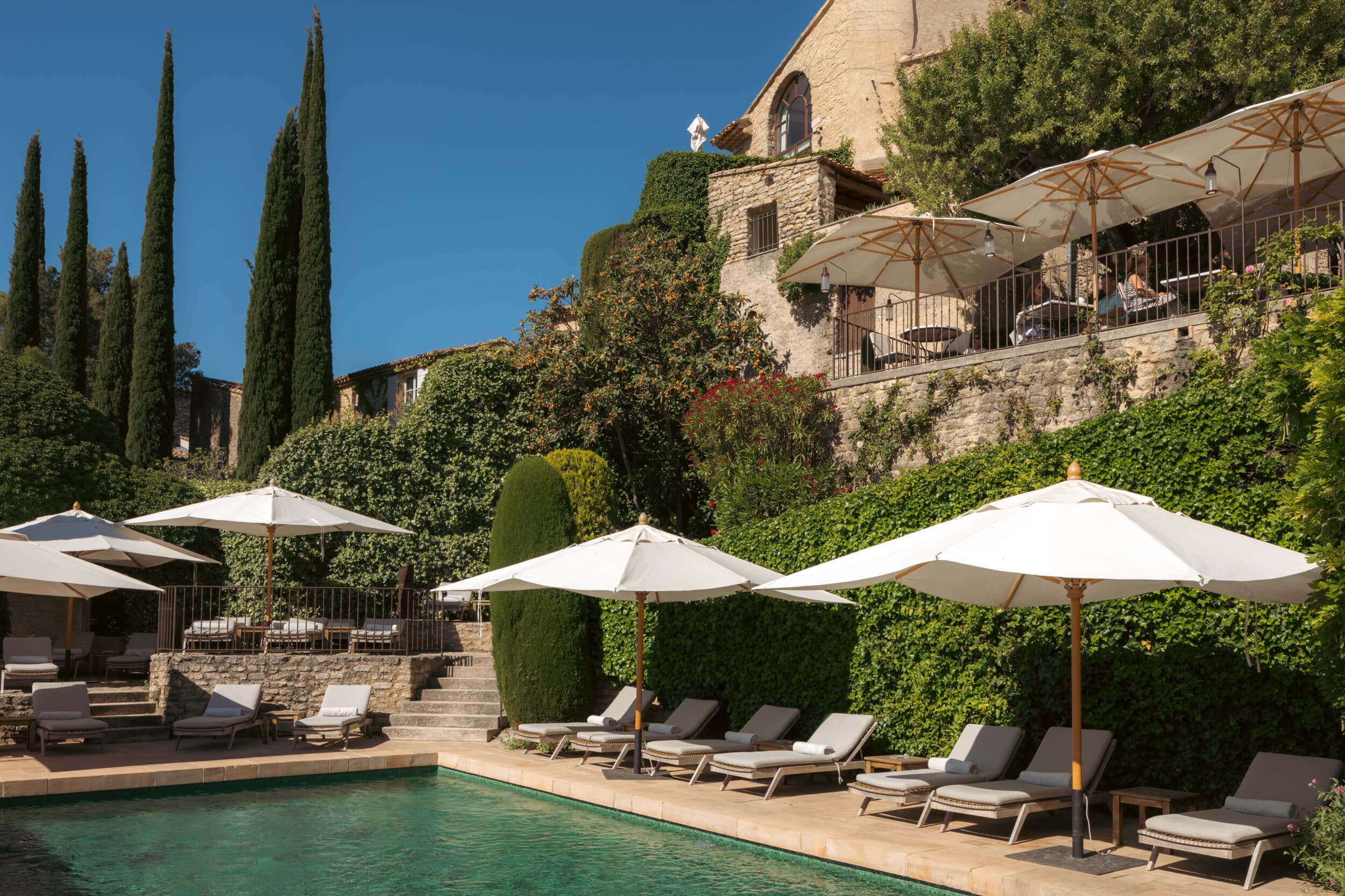 Piscine Hotel Crillon le Brave @morecontentstudio