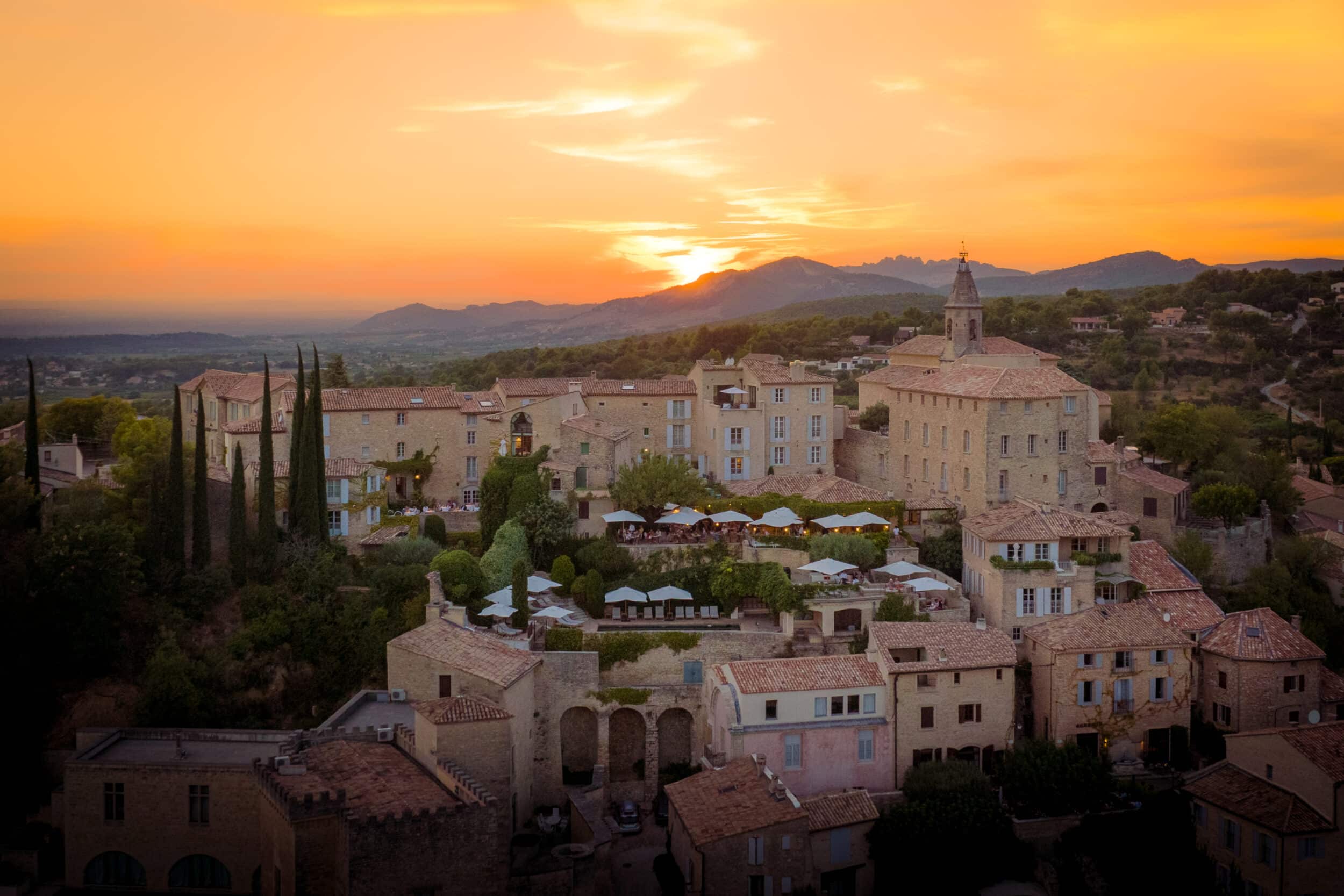 Vue Hôtel Coucher de Soleil
