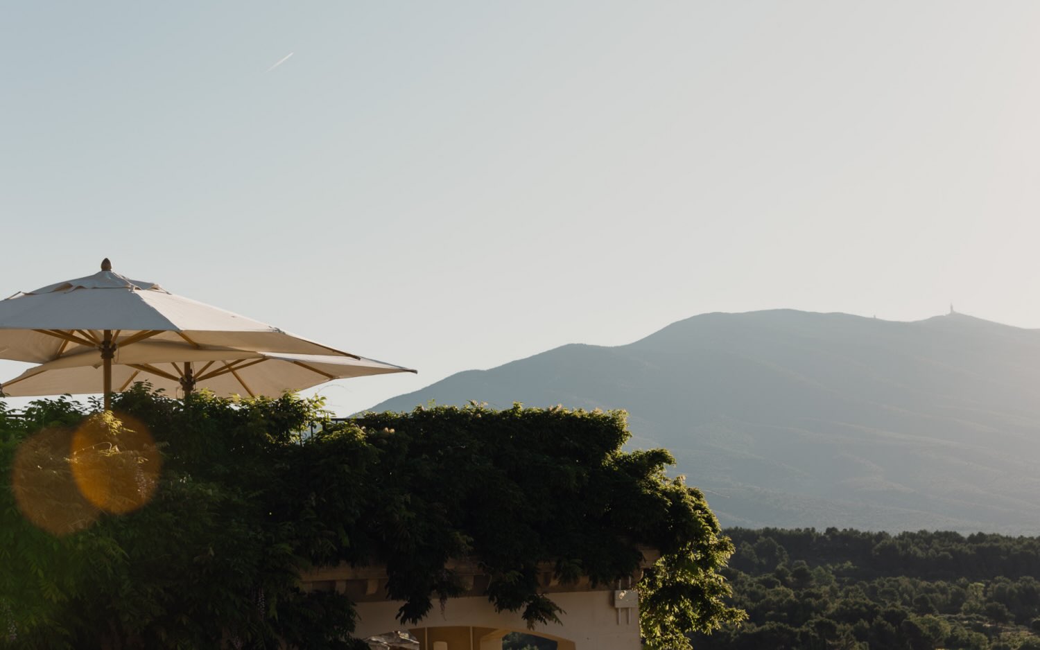 Restaurant Provence view Mont Ventoux